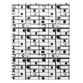 ZWARTE EN WITTE NOTITIEBOEK