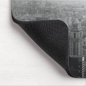 Zwarte en witte NYC Skyline Cityscape Muismat (Hoek)