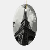Zwarte en witte olifantentoren in Parijs Keramisch Ornament (Rechts)