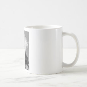 Zwarte en witte olifantentoren in Parijs Koffiemok