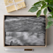 Zwarte en witte olivelpompeenheid tissuepapier (Geschenk)