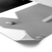 Zwarte en witte paarden poster (Hoek)