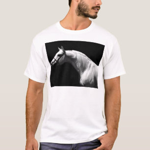 Zwarte en witte paarden t-shirt