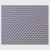 ZWARTE EN WITTE PAPILLON CADEAUPAPIER (Vlak)