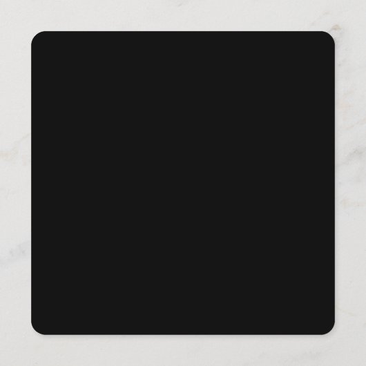 Zwarte en witte pinda's elegante bruiloft menu (Achterkant)