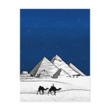 Zwarte en witte piramide Egypte