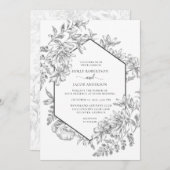 Zwarte en witte platenverbinding kaart (Voorkant / Achterkant)