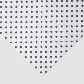 Zwarte en witte poka Dot Tissuepapier (Detail)