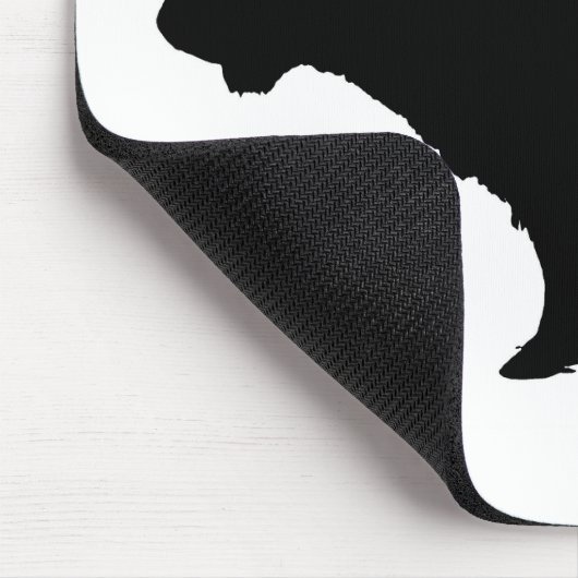 Zwarte en witte Pop Art Buffalo Bison Muismat (Hoek)