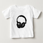 Zwarte en witte Pop Art Headphone (Voorkant)