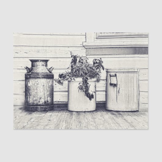  zwarte en witte rijst tissuepapier (Voorkant)