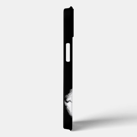 Zwarte en witte schedel Case-Mate iPhone case (Achterkant / Rechts)