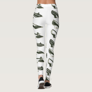  zwarte en witte schoenen leggings