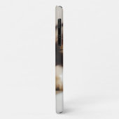 Zwarte en witte siberische husky Case-Mate iPhone case (Achterkant/links)