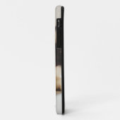 Zwarte en witte siberische husky Case-Mate iPhone case (Achterkant/links)