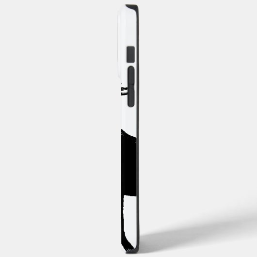 Zwarte en witte Silhouette Moose Wolf Case-Mate iPhone Case (Achterkant / Links)