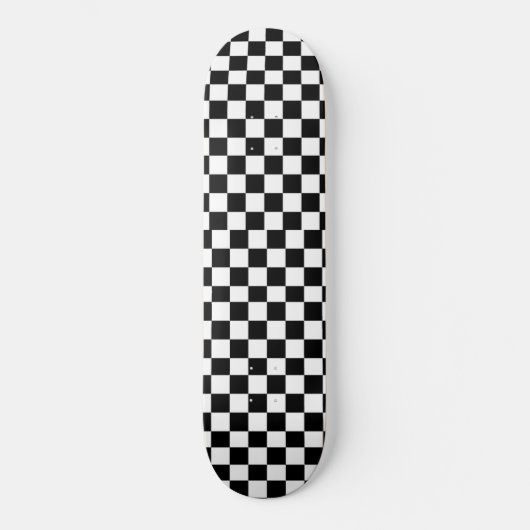 zwarte en witte skateboard. skateboard (Voorkant)