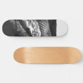 Zwarte en witte slang skateboard (Horizontaal)