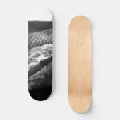Zwarte en witte slang skateboard (Voorkant)