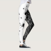 Zwarte en witte spin leggings (Rechts)
