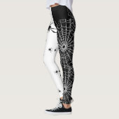 Zwarte en witte spin leggings (Links)