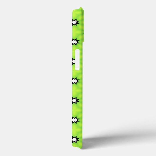 Zwarte en witte sterren Case-Mate iPhone case (Achterkant / Rechts)