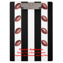 Zwarte en witte streep, Bedankt Football Coach-naa