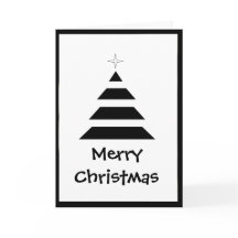 Zwarte en witte strepen kerstboom