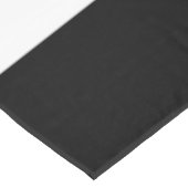 Zwarte en witte strepen met rood hart tafelkleed (Gekanteld)