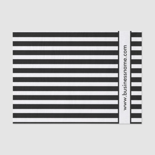 Zwarte en witte strepen tissuepapier (Voorkant)