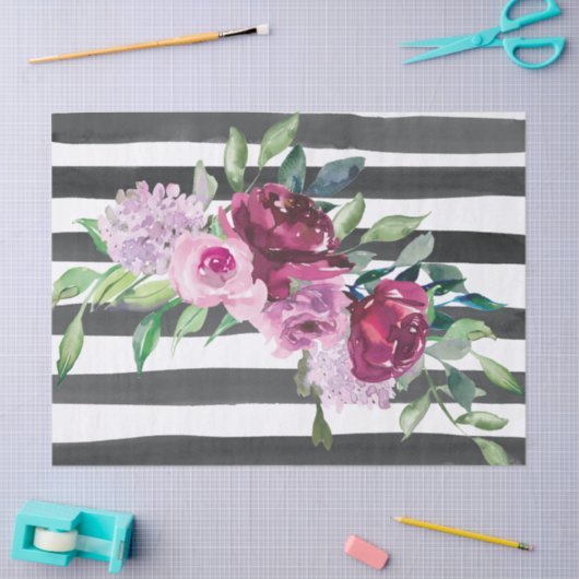 Zwarte en witte stripper tissuepapier (Craft)