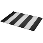 Zwarte en witte strips snijvlak snijplank (Hoek)