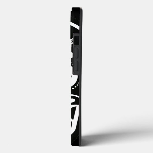 Zwarte en witte suiker Case-Mate iPhone case (Achterkant / Links)