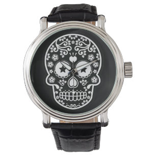 Zwarte en witte suiker Sull Starry Eyes Horloge