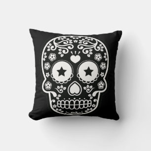 Zwarte en witte suiker Sull Starry Eyes Pillow Kussen