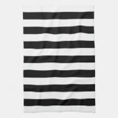 Zwarte en witte tapes Pattern Keukenhanddoeken (Verticaal)