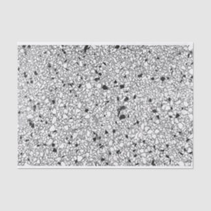 Zwarte en witte Terrazzo textuur DIY Loft Decor Ti Tissuepapier