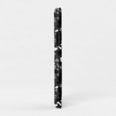 Zwarte en witte terrazzominium moderne Hoesje-Mate Case-Mate iPhone Case (Achterkant/rechts)