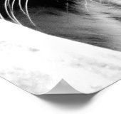 Zwarte en witte tijger poster (Hoek)