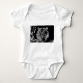 Zwarte en witte tijger romper (Voorkant)