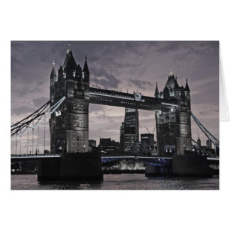 Zwarte en Witte Tower Bridge London River Thames