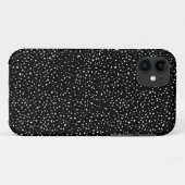 Zwarte en witte trendy dierlijke afdruk Case-Mate iPhone case (Achterkant (horizontaal))