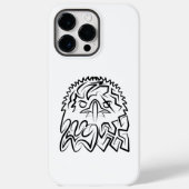 Zwarte en witte tribale adelaar Case-Mate iPhone case (Achterkant)