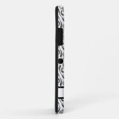 Zwarte en witte tribale rice Graannaam Case-Mate iPhone Case (Achterkant/rechts)