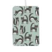 Zwarte en witte Tuxedo-katten Luchtverfrisser (Voorkant)