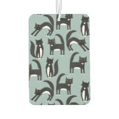 Zwarte en witte Tuxedo-katten Luchtverfrisser (Achterkant)