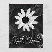 Zwarte en witte ventilatortuin briefkaart (Voorkant)