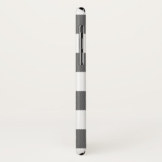 Zwarte en witte vlecht Case-Mate iPhone case (Achterkant/links)