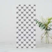 Zwarte en witte vlinder (Staand voorkant)