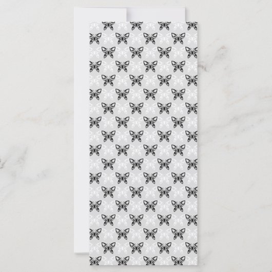 Zwarte en witte vlinder (Voorkant)